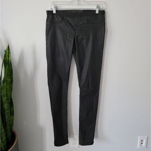Helmut Lang Womens Pull On Pants, Black, Size 28